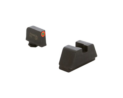 #ad Ameriglo Optic Compatible Sight Set XL Orange Front Black Rear For Glock GL511 $62.77