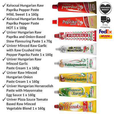 #ad Univer and Kalocsai Food Flavoring Bundle Hungarian Flavours Garlic Paprika $69.99