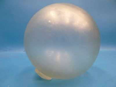 #ad Vintage Clear Glass Hand Blown Round Decorative Hollow Ball Garden Decor Used $28.00