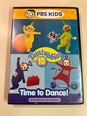 #ad Teletubbies 10 Time to Dance DVD PBS Kids Read for Contents $44.95