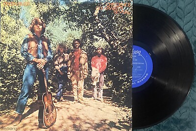 #ad CREEDENCE CLEARWATER “GREEN RIVER” LP 1969 1ST PRESS FANTASY RECORDS VG $20.00