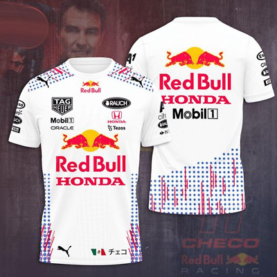 #ad Personalized Sergio Perez Red Bull Formula Racing T Shirt Sport Gift S 5XL $26.99