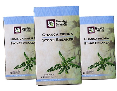 #ad Chanca Piedra Tea Stonebreaker Herbal Tea 60 tea bags Quebra Pedra Te $28.95