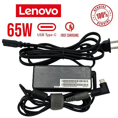 #ad Lenovo ThinkPad T480 T480s T490 T490s T495s T580 T580s T590 Adapter Charger 65W $9.99