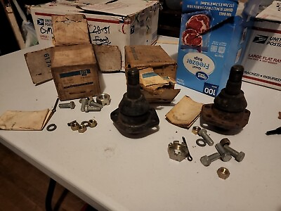 #ad NOS GM 1960 62 SERIES Ý¹30 amp; 40 TRUCK UPPER BALL JOINTS PAIR 3769360 X2 OEM $69.00