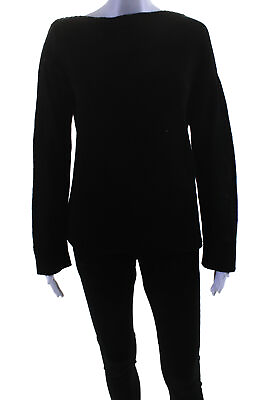 #ad Modern Citizen Womens Knit Crew Neck Long Sleeve Sweater Top Black Size M $49.99