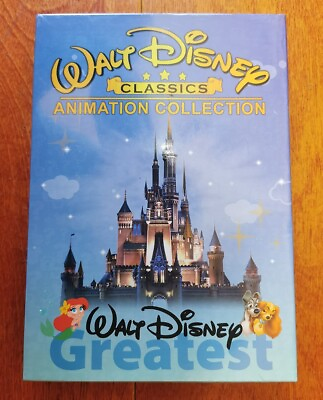 #ad Walt Disney Classics 24 Movies Animation Collection DVD 12 Disc Box Set New $25.80