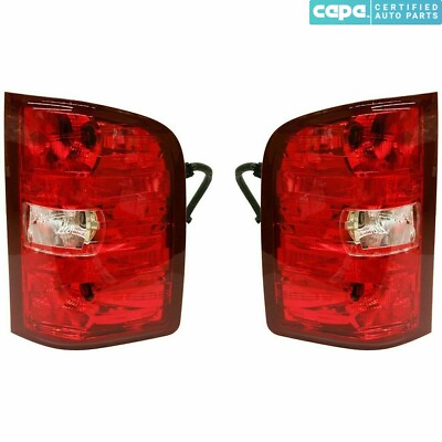 #ad New Set Of Two Tail Lamp Assembly Fits 2007 214 Chevrolet Silverado 2500 Hd Capa $177.55
