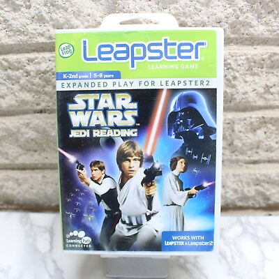 #ad LeapFrog Leapster Learning Game Star Wars Jedi Reading Leapster 2009 Complete $2.98