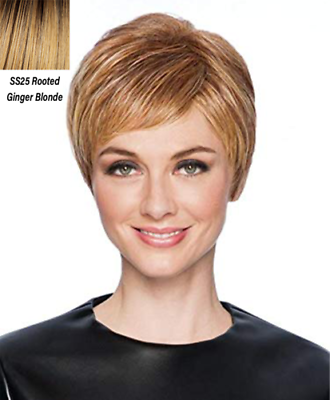 #ad Hairdo Feather Cut Short Layered Pixie Wig SS25 Rooted Ginger Blonde Hairuwear $107.65