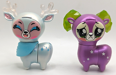 #ad Lot of 2 Funko Snapsies Snap Together Creatures Deer and Ram 3 Inch Figures $12.99