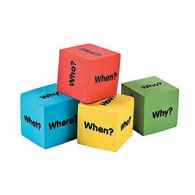 #ad Question Dice Educational 12 Pieces $12.36
