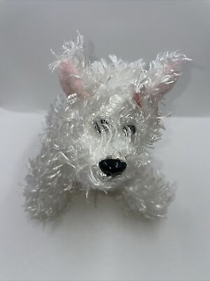 #ad Ganz Webkinz White Terrier Westie Dog 7quot; Plush Stuffed Animal No Code HM106 @ $4.74