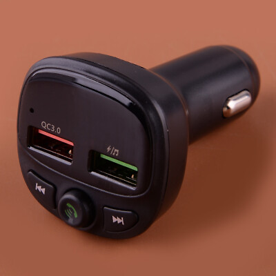 #ad Handsfree Wireless Bluetooth FM Transmitter Car MP3 Player w QC 3.0 USB Charger $11.99