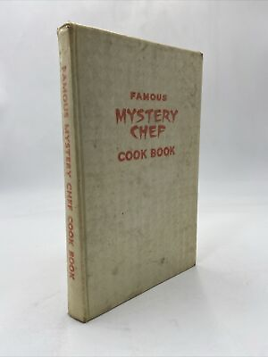 #ad Vintage 1949 Signed Cookbook Famous Mystery Chef COOK BOOK early Celebrity Chef $39.80