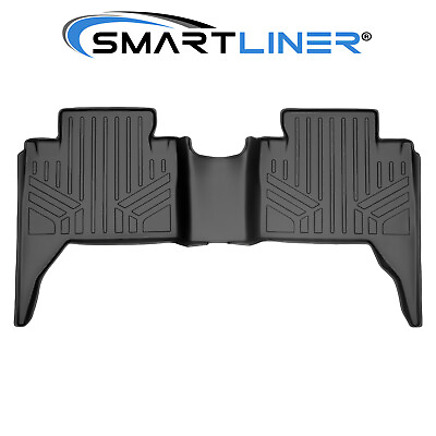 #ad SMARTLINER Floor Mats Liner for Tacoma Double Cab Second Row 2016 2021 Black $68.20