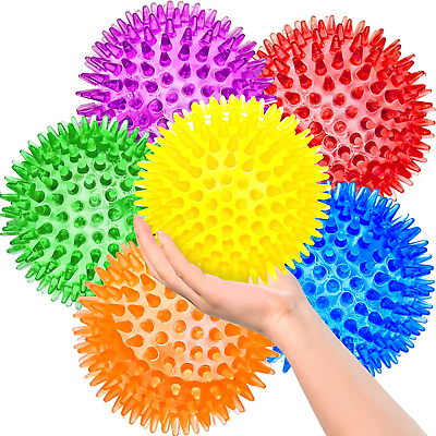 #ad 3.5” Large Dog Toys Ball 6 Pack Squeaky Dog Toys Durable Dog Toys for Aggressi $32.99