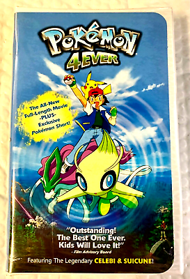 #ad Pokemon 4Ever Movie VHS 2003 Sealed VERY RARE Vintage Collectible Nintendo Lic $119.95