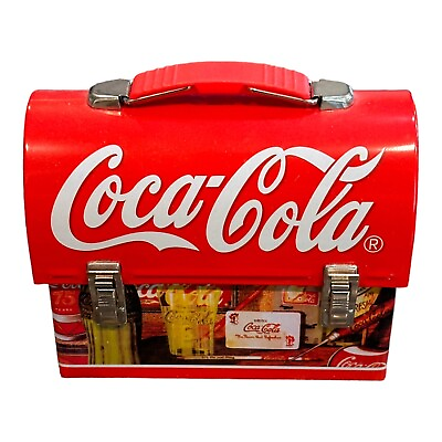 #ad Coca Cola Coke Small Carry All Tin $11.04