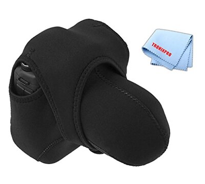 #ad Small Reversible Neoprene Stretchy Wrap Case for up to 7.25quot; H x 6.5quot; W Camer... $13.76