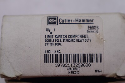#ad New Cutler Hammer E50SB Limit Switch Body Series A2 NEW IN BOX STOCK L 353 A $76.00