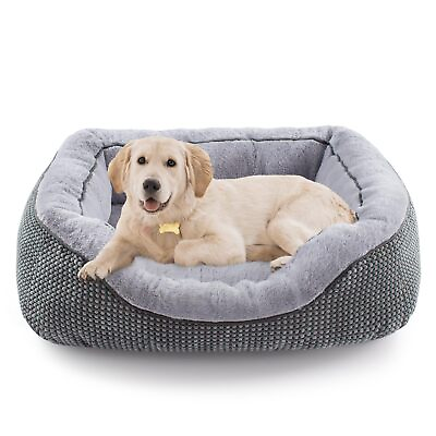 #ad Medium Dog Beds for Medium Dogs Washable Rectangle Dog Bed Medium Size Dog ... $62.48