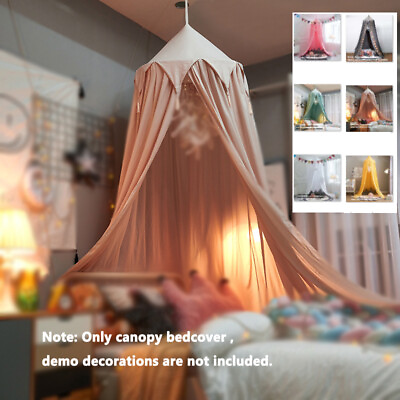 #ad Round Dome Baby Bed Mosquito Net Tent Decor Curtain Bedding Kids Bedcover Canopy AU $63.97