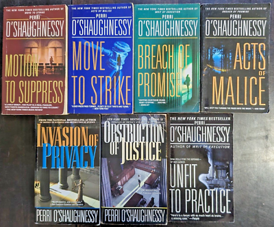#ad Perri O#x27;Shaughnessy 7 Book Lot Paperback Legal Thriller Novels Free Shipping $17.99