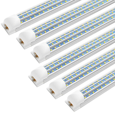 #ad 4 25 Pack T8 4FT LED Tube Light Bulbs 60W 6500K 4 FT LED Bulb Shop Light Fixture $225.80