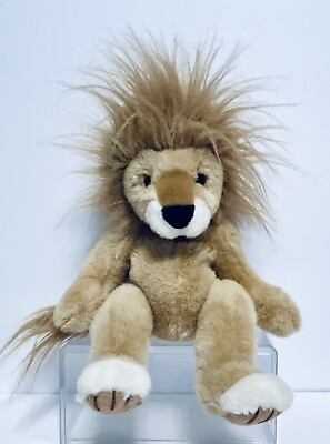 #ad Russ Berrie SAFARI LION Plush Soft Floppy Stuffed Animal Toy 14quot; EUC $13.99