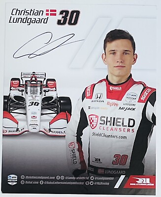 #ad 2022 Signed Christian Lundgaard #30 Hero Card Rahal Letterman RLL Racing IndyCar $9.99