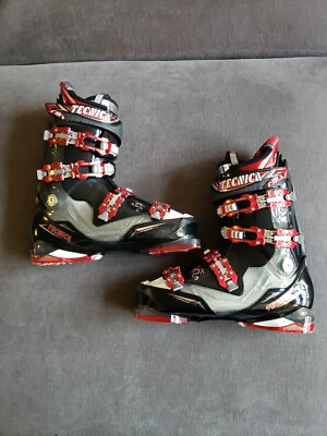 #ad Size 29.5 Tecnica Dragon 100 Ultrafit Ski Boots Smoke Black $660 MSRP $89.99