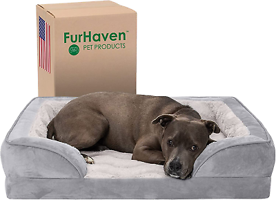 #ad Orthopedic Dog Bed for Large Medium Dogs W Removable Bolsters amp; Washable Cover $61.27
