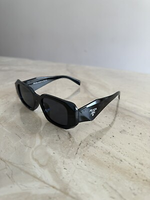 #ad PR 08YS Unisex Sunglasses With Box Black Dark Grey $50.00