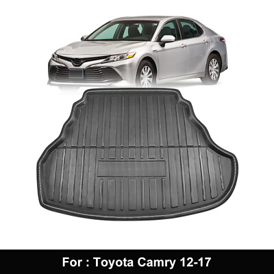 #ad Automobile Rear Trunk Boot Liner Cargo Mat Floor Pad for Toyota Camry 12 17 $32.42
