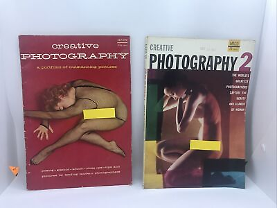#ad Two 2 Vintage Pin Up Photography Books: GLAMOR PHOTOS CREATIVE PHOTOGRAPHY $25.00