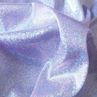 #ad Glitter Laser Polyester Fabric Sequins Background Deccor DIY Costumes Garments $30.74