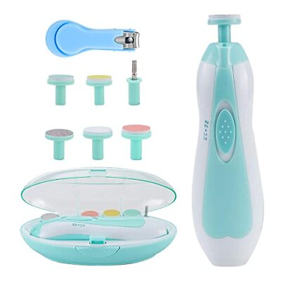 #ad Electric Baby Nail File Clippers Fingernails Toes Care for Newborn Kids $13.87
