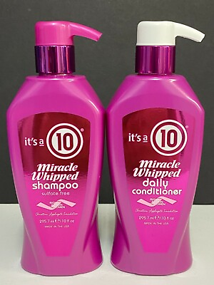 #ad It#x27;s its a 10 Miracle Whipped Shampoo amp; Daily Conditioner 10 FL OZ EACH $29.50