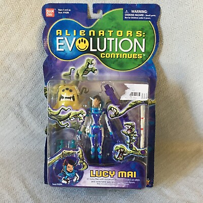 #ad 2001 Bandai Alienators Evolution Continues Lt. Lucy Mai#x27;s Mutant Catcher New Pak $18.99