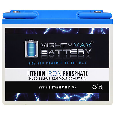 #ad Mighty Max 12V 35AH U1 Lithium Battery Replaces Pride Mobility Jazzy Select GT $139.99