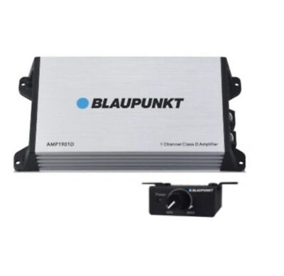 #ad Blaupunkt AMP1901D Universal Car Speaker Amplifier Class D 1 Channel 2000 Watts $89.99