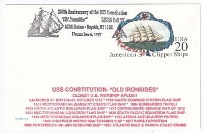 #ad USS CONSTITUTION 200th Anniversary Bayside NY Naval Cover C4219 $3.50