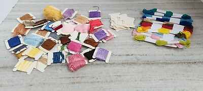#ad NEW Lot 40 DMC Floss 14 Skeins Yarn Assorted Colors Cardboard Spools $8.99