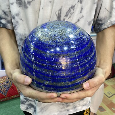 #ad 21KG Big Lapis Lazuli Ball Natural Lapis lazuli Stone Statement Piece Gemstone $1900.00