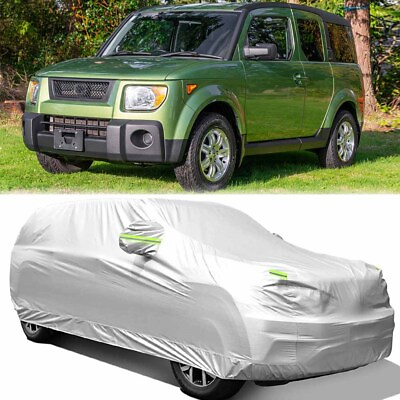 #ad Full Car Cover Dust Resistant Outdoor UV Waterproof For Honda Element 2003 2011 $55.11