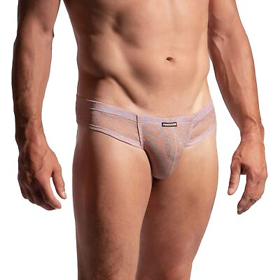 #ad Manstore M2291 Cheeky Brief mens underwear hipster slip enhancing pouch glitter GBP 35.00
