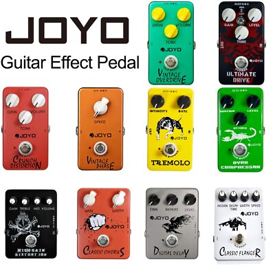 #ad JOYO Electric Guitar Effects Pedal Distortion Overdrive Metal Shell True Bypass $35.99