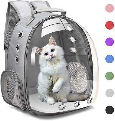 #ad NEW Space Bubble Portable Breathable Backpack Carrier for Cats and Small Dogs $26.85