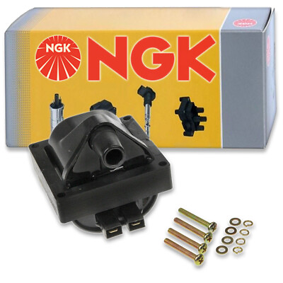 #ad 1 pc NGK Ignition Coil for 1981 1990 Toyota Pickup 2.4L L4 Spark Plug Tune oa $45.28